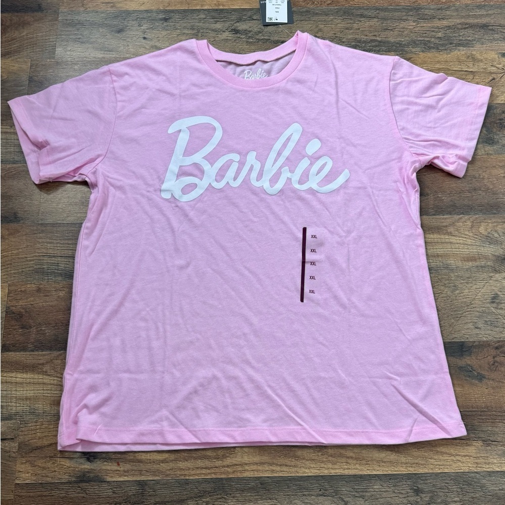 Barbie Graphic Pink T Shirt Size XXL, NWT